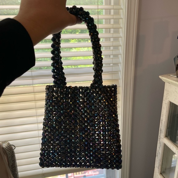 Free People Handbags - Free People beaded iridescent bag